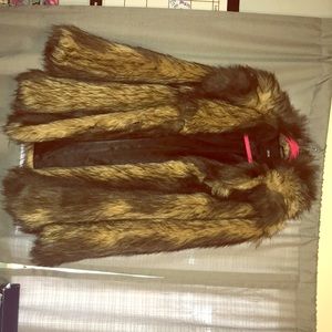 Rarely worn fur coat from ASOS